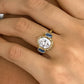 Chamonix 18K Gold Non-Tarnish Vintage Statement Trio Ring