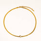 Wynter 18K Gold Non-Tarnish Marquise CZ Box Chain Choker