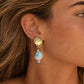 Corail 18K Gold Vintage Coastal Shell Drop Earrings