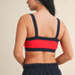 Sierra Contrast Block Sports Bra