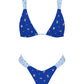 Summer Romance Bikini Bottom - Cobalt Floral