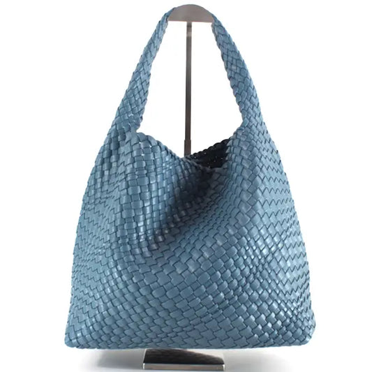 Marlowe Woven Hobo Bag W/Cosmetic Pouch