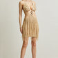 Gigi Fringe Crochet Dress