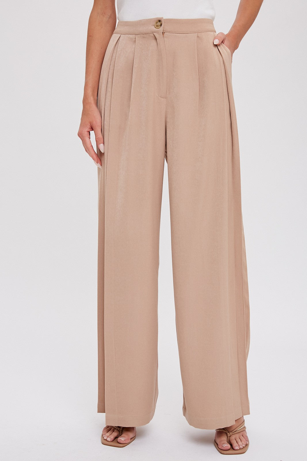 Pintuck Trousers