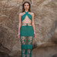 Amaya Crochet Two Piece Set - Emerald