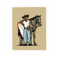 Old Red Surf Cowboy Print - 8x10