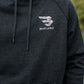 Fleece Hoodie - Camo Signature Logo - Heather Black