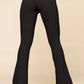 PopFlex Crisscross Hourglass® Flared Leggings with Pockets - Black