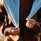 Scarf Triangle - Soft Blue