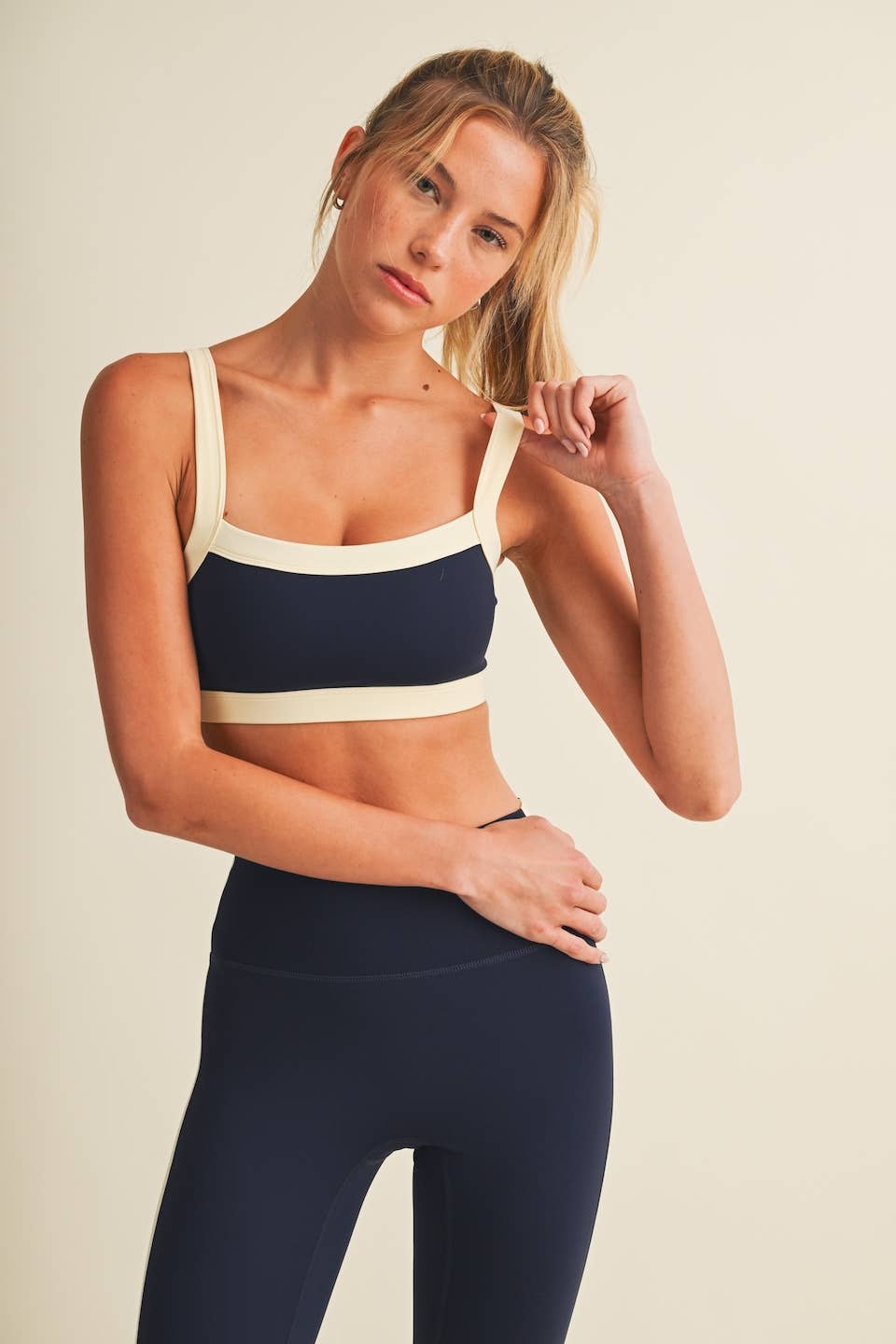 Sierra Contrast Block Sports Bra