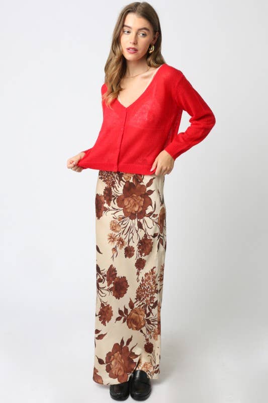 Aliza Floral Maxi Skirt