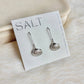 Scallop Shell Drop Earrings - Gold or Silver