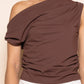 Steph Asymmetrical One-Shoulder Top