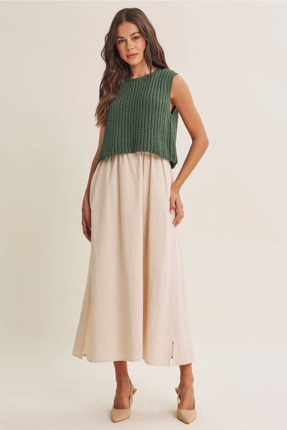 Jenna Chunky Sweater Midi Dress