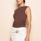Steph Asymmetrical One-Shoulder Top