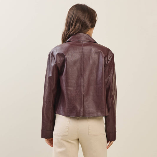 Carmella Vegan Leather Jacket