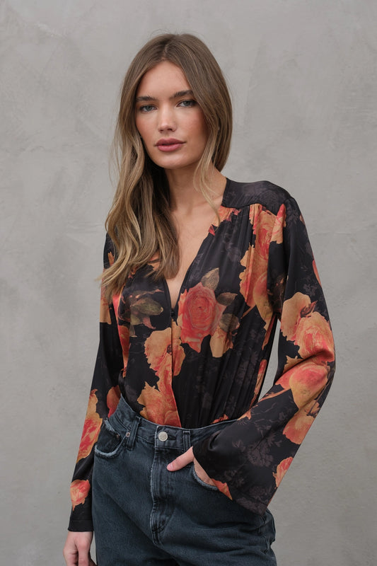 Julia Floral Bodysuit