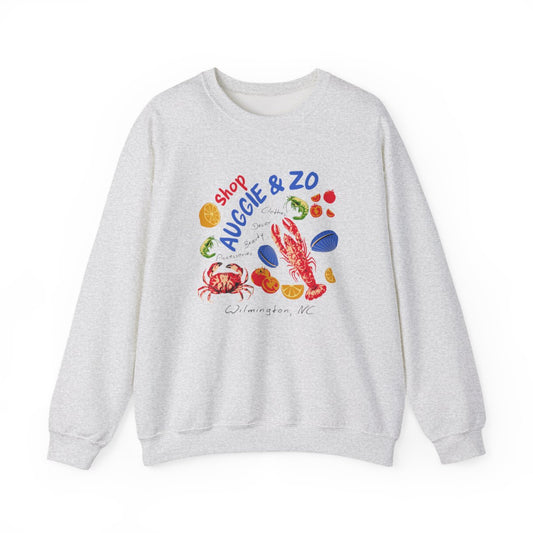 Auggie & Zo Seafood Market Crewneck Sweatshirt