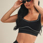 Lily Contrast Thread Sports Bra