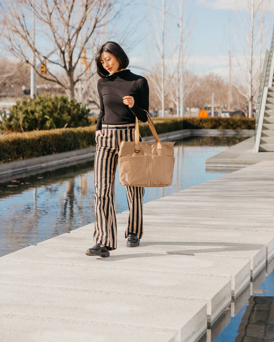 Brixley Tote Bag - Tan
