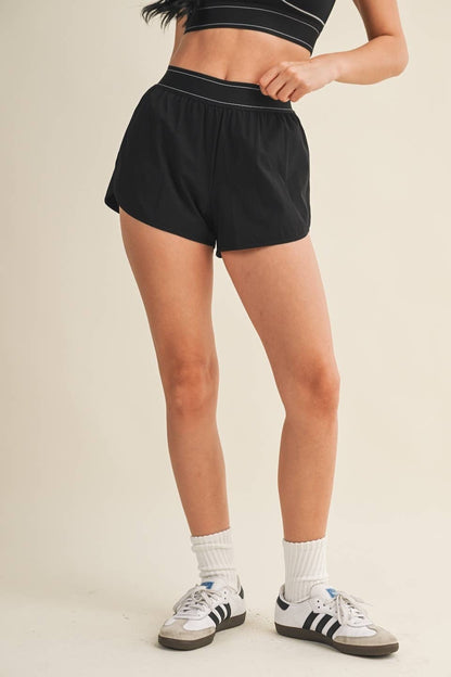 Lily Lightweight Shorts with Elastic Waistband