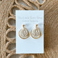 Cream Leaf Dangles