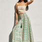Island Time Smocked Hip Midi Skirt