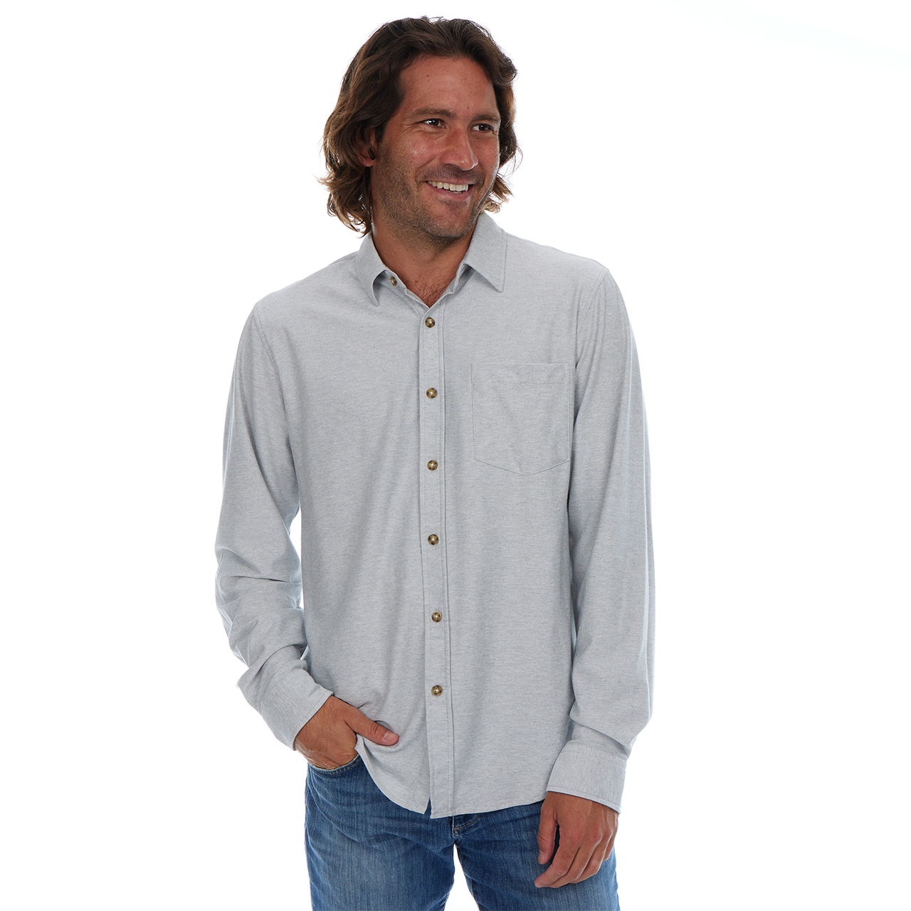 Alden Light Weight Stretch Pique Shirt