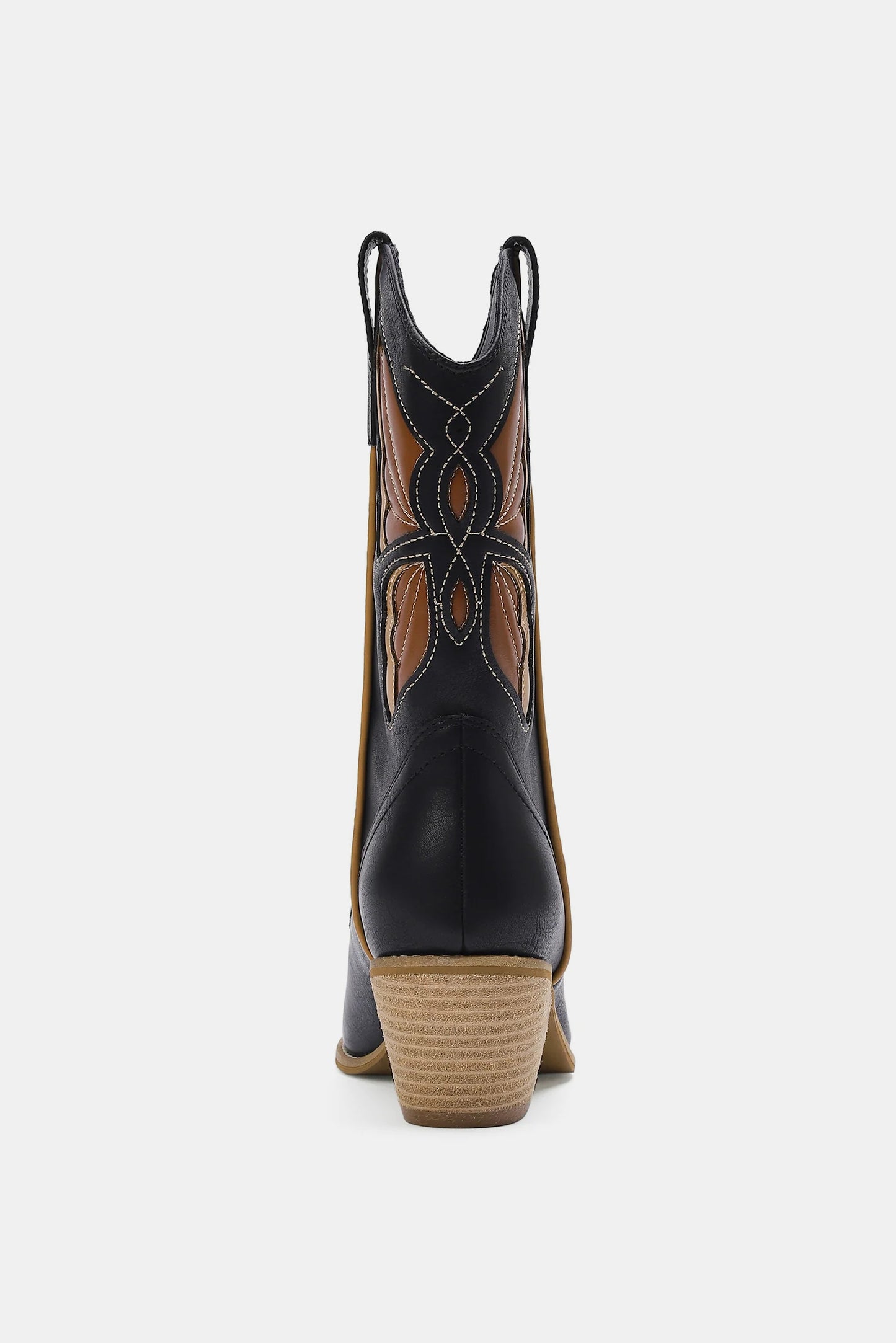 Monarch Butterfly Cut Detail Point Toe Boots