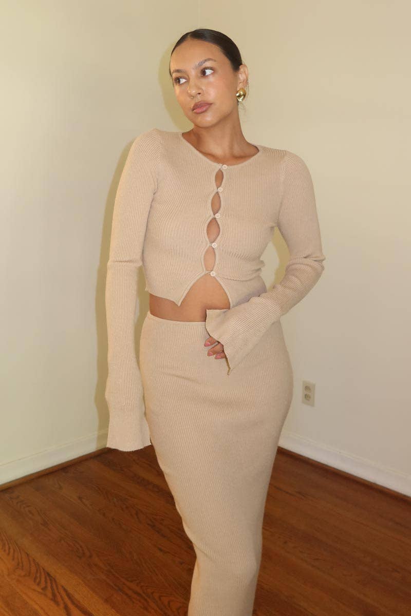 Wendy Knit Cardigan Top