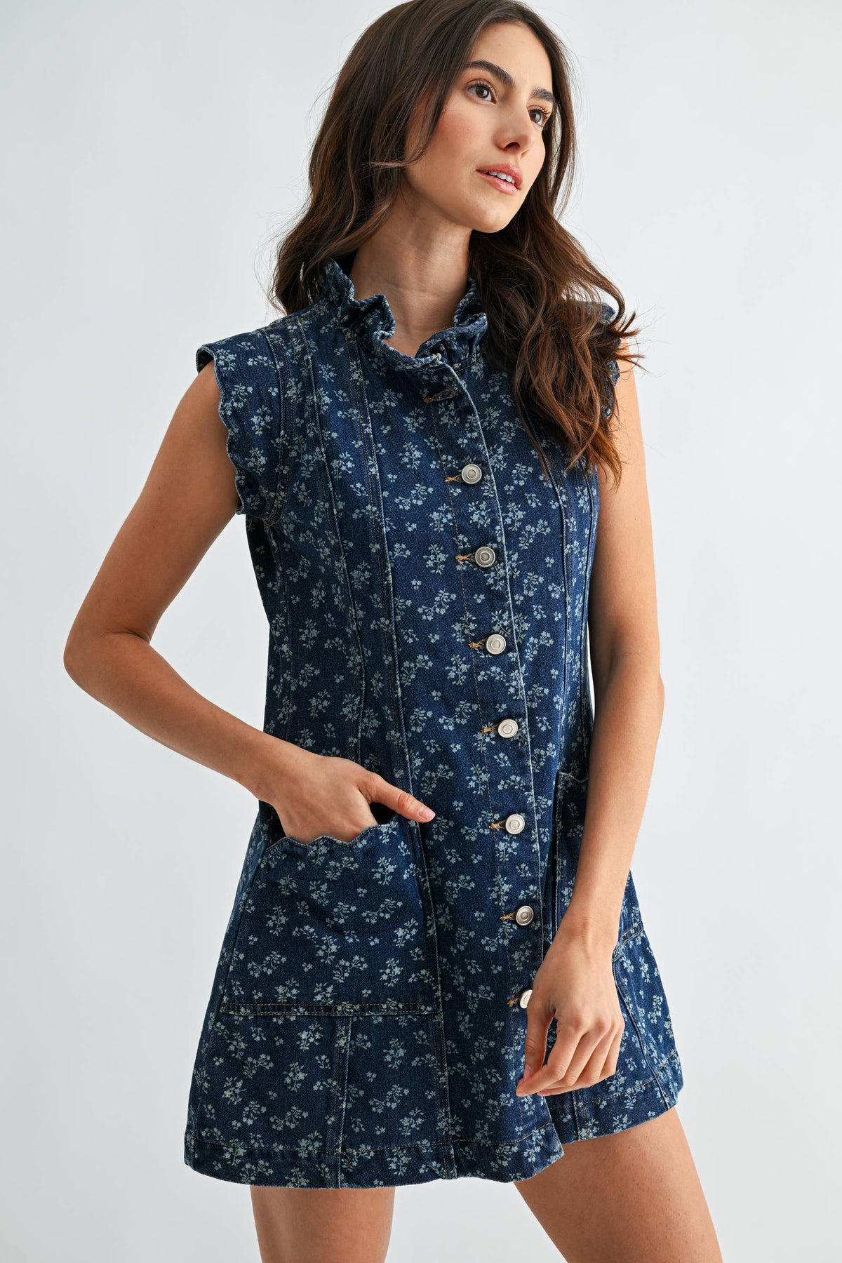 Zooey Denim Mini Dress