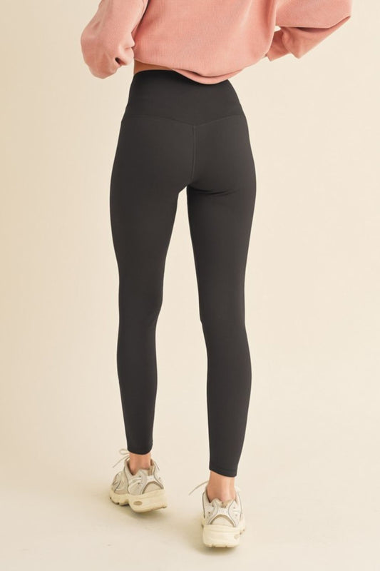 Annie High Waisted Leggings - Black