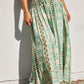 Island Time Smocked Hip Midi Skirt