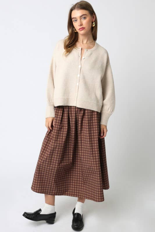 Bella Gingham Skirt