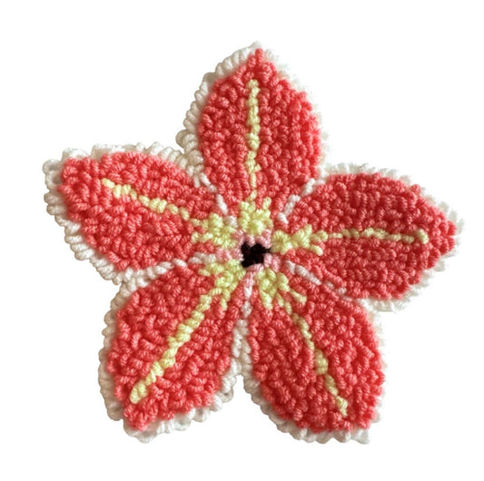 Plumeria Mug Rug