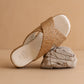 The Fresno Raffia Platform Sandal - Camel
