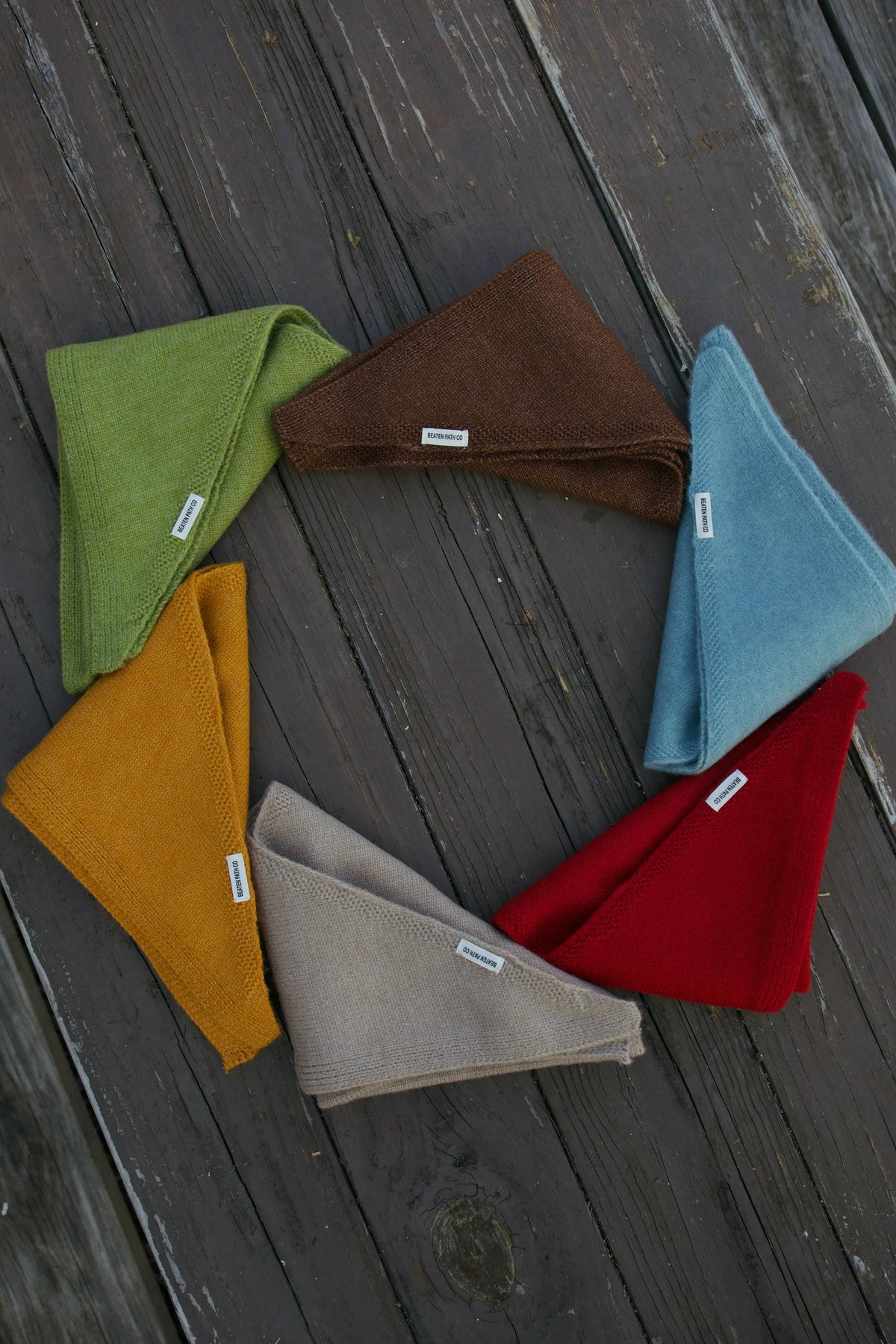 Scarf Triangle - Lime