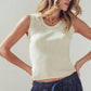 Naomi Contrast Trim Sweater Tank