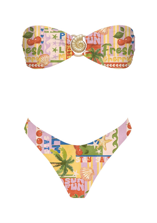 Tropical Seaside Soiree Bikini Top