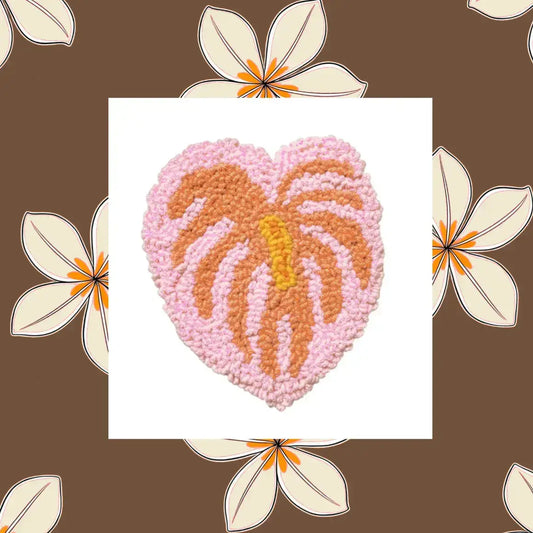 Anthurium Mug Rug