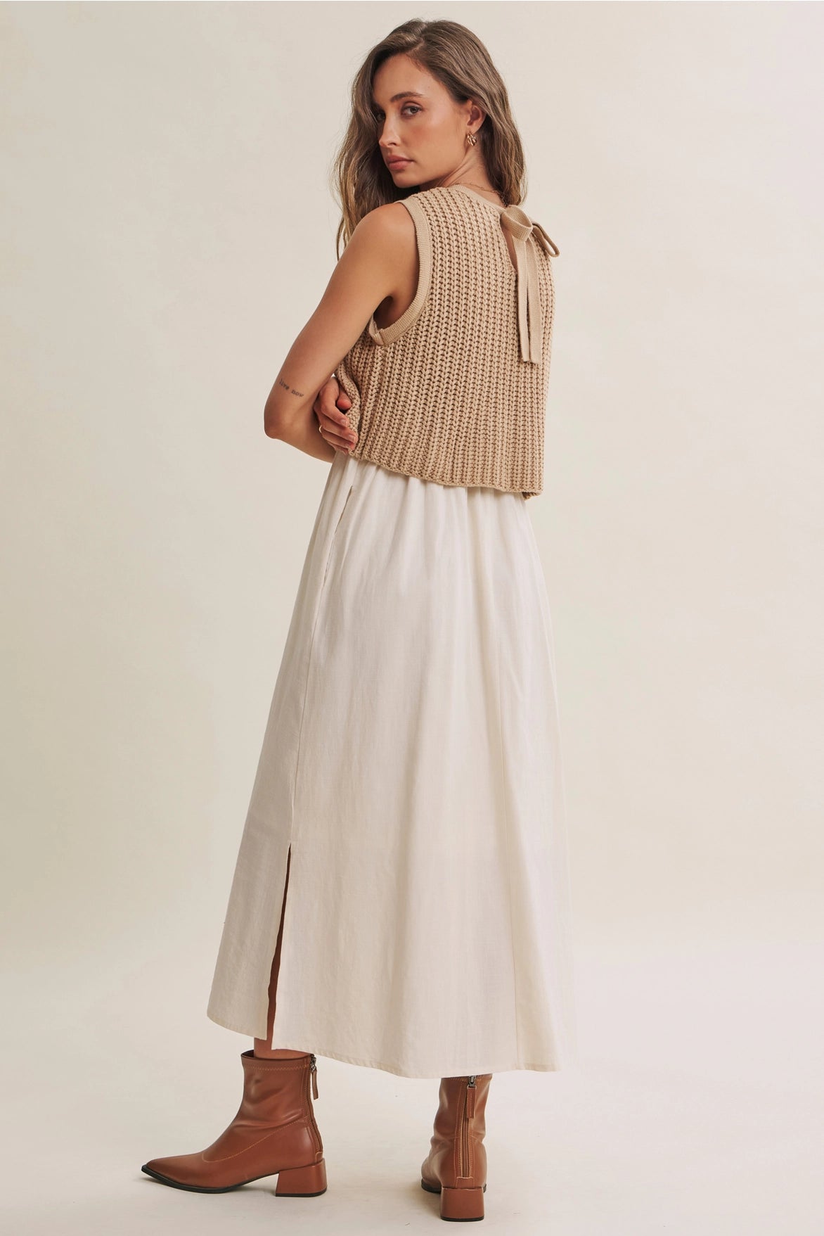 Jenna Chunky Sweater Midi Dress