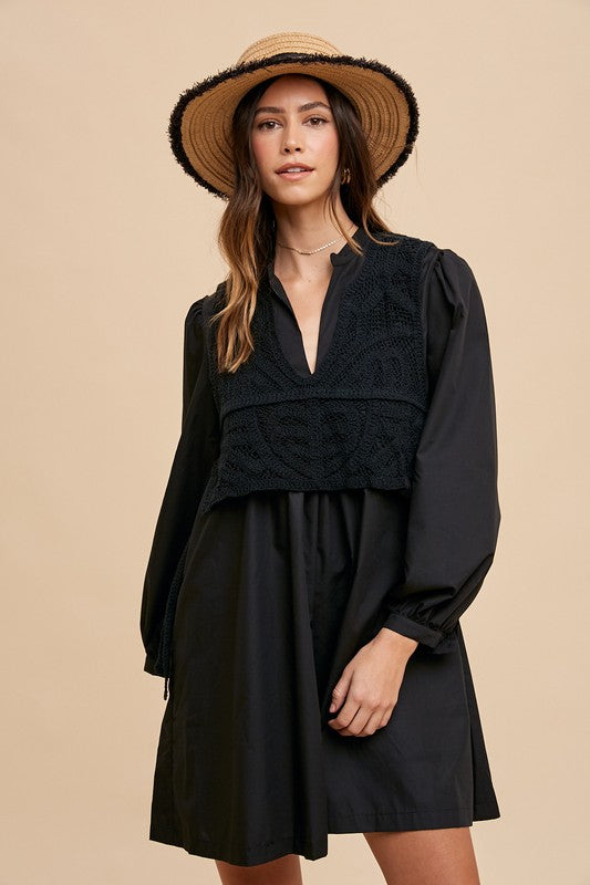 Tolson Shirt Dress - Black