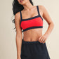 Sierra Contrast Block Sports Bra