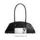 Birdie Navy Recycled Vegan Leather Shoulder Bag