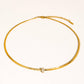 Wynter 18K Gold Non-Tarnish Marquise CZ Box Chain Choker