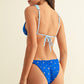 Summer Romance Bikini Top - Cobalt Floral