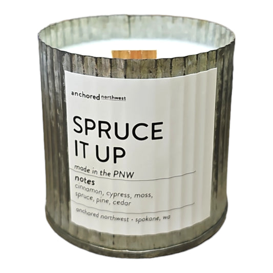 Spruce It Up Rustic Candle