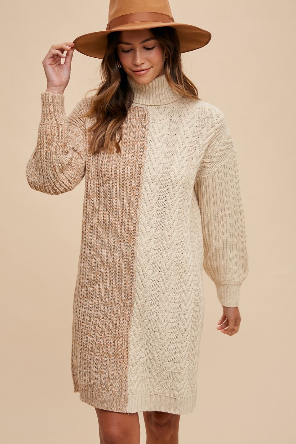 Maddie Turtleneck Sweater Dress