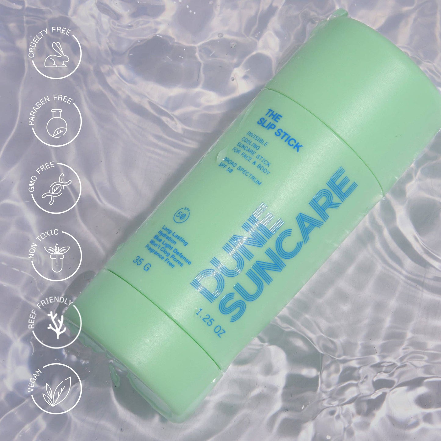 The Slip Stick - Invisible Suncare Stick for Face & Body
