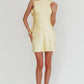 Amelia Boat Neck Floral Mini Dress